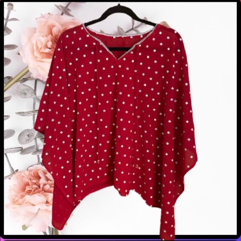 Red & Gold Top from India (AWESOME BUNDLE DEALS)